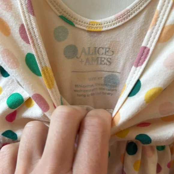 Alice + Ames Short Sleeve Ballet Dress, Size 4T - Picture 3 of 5